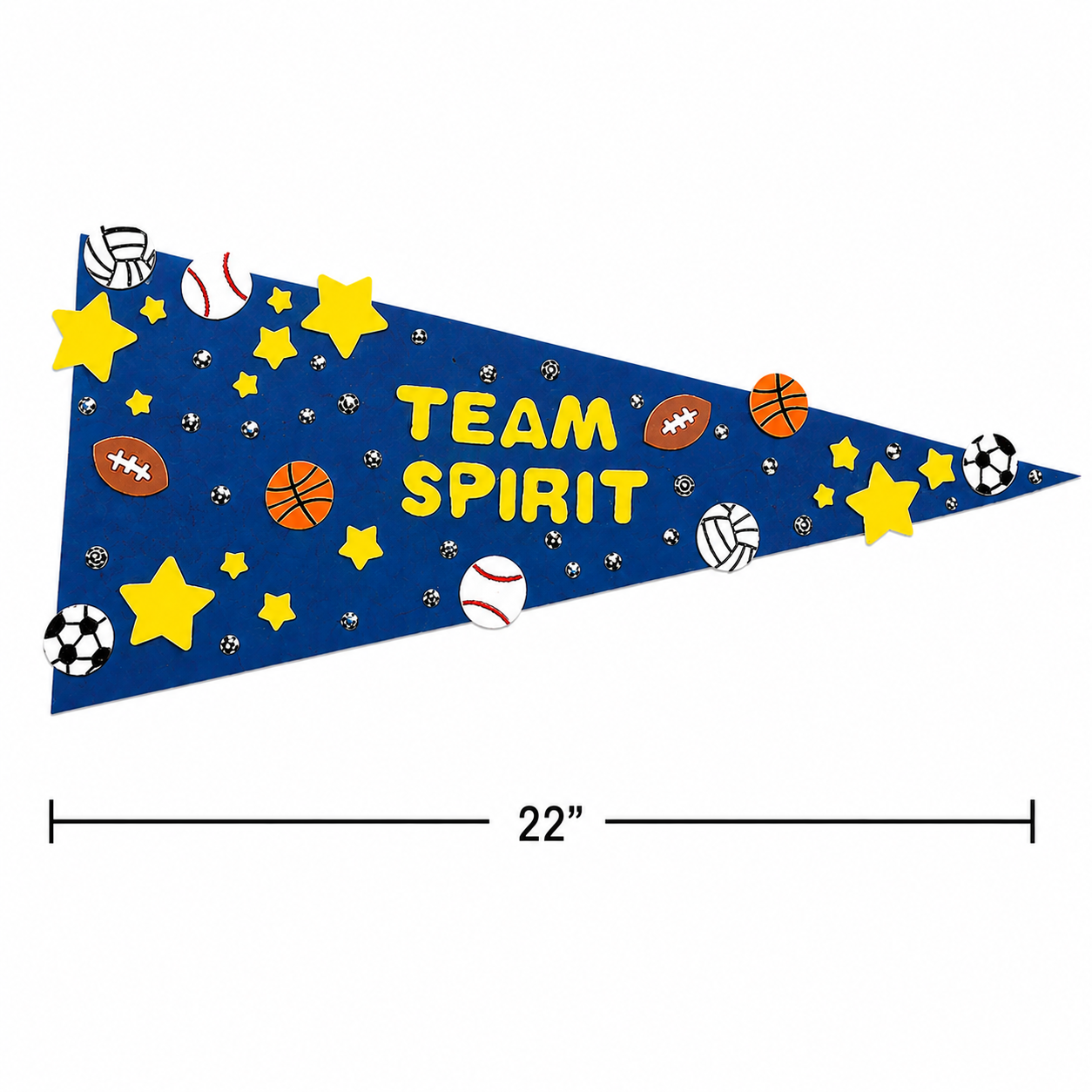 DIY Foam Pennants (12 Pack)