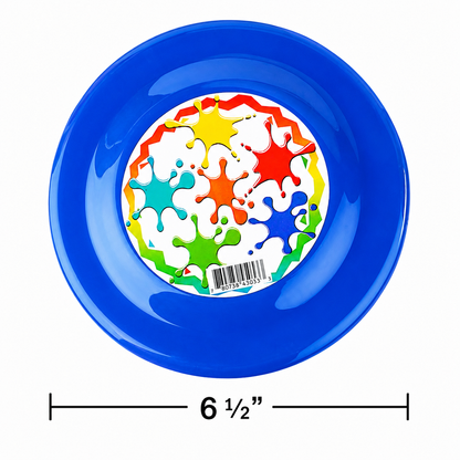 Colored Flying Disks - 6 1/2" (12 Pack)