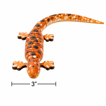 Flexible Wooden Lizards (12 Pack)