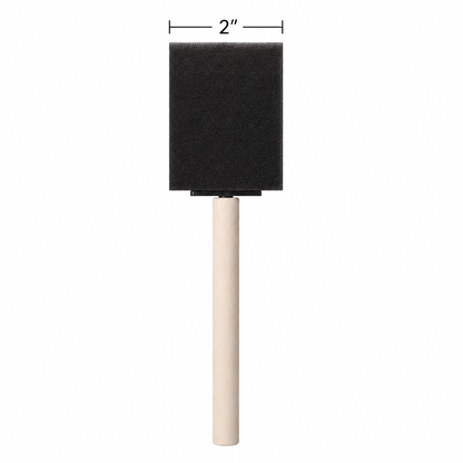 Foam Brushes - 2" (12 Pack)
