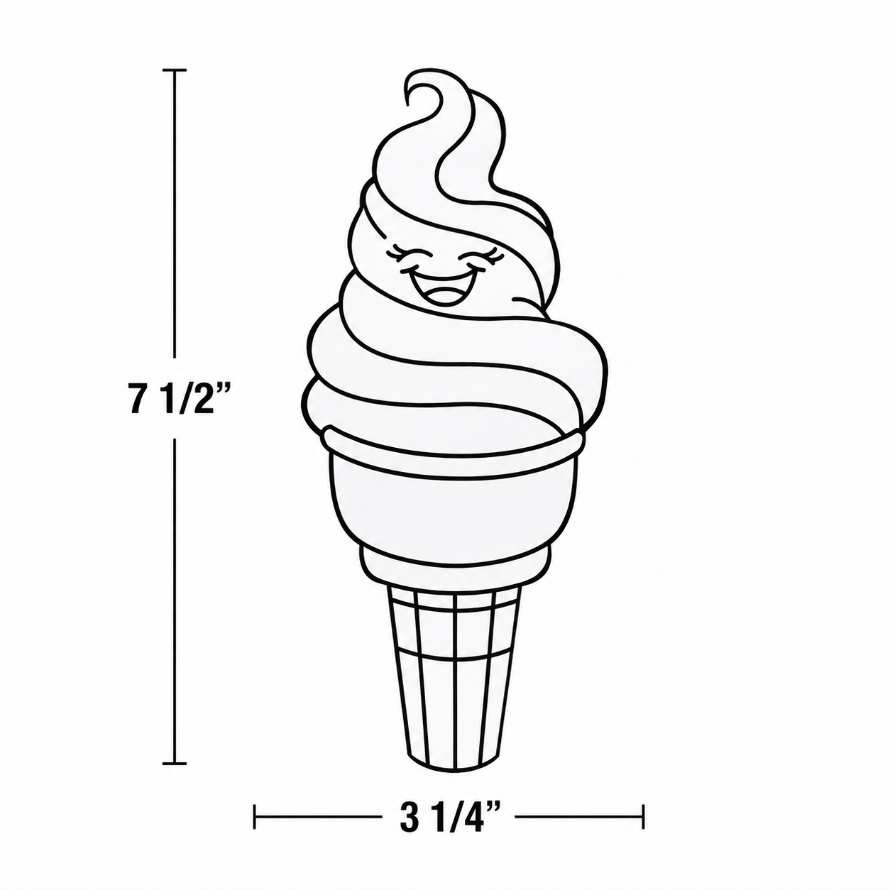 Color Your Own Ice Cream Cones Craft Kit (12 Pack)