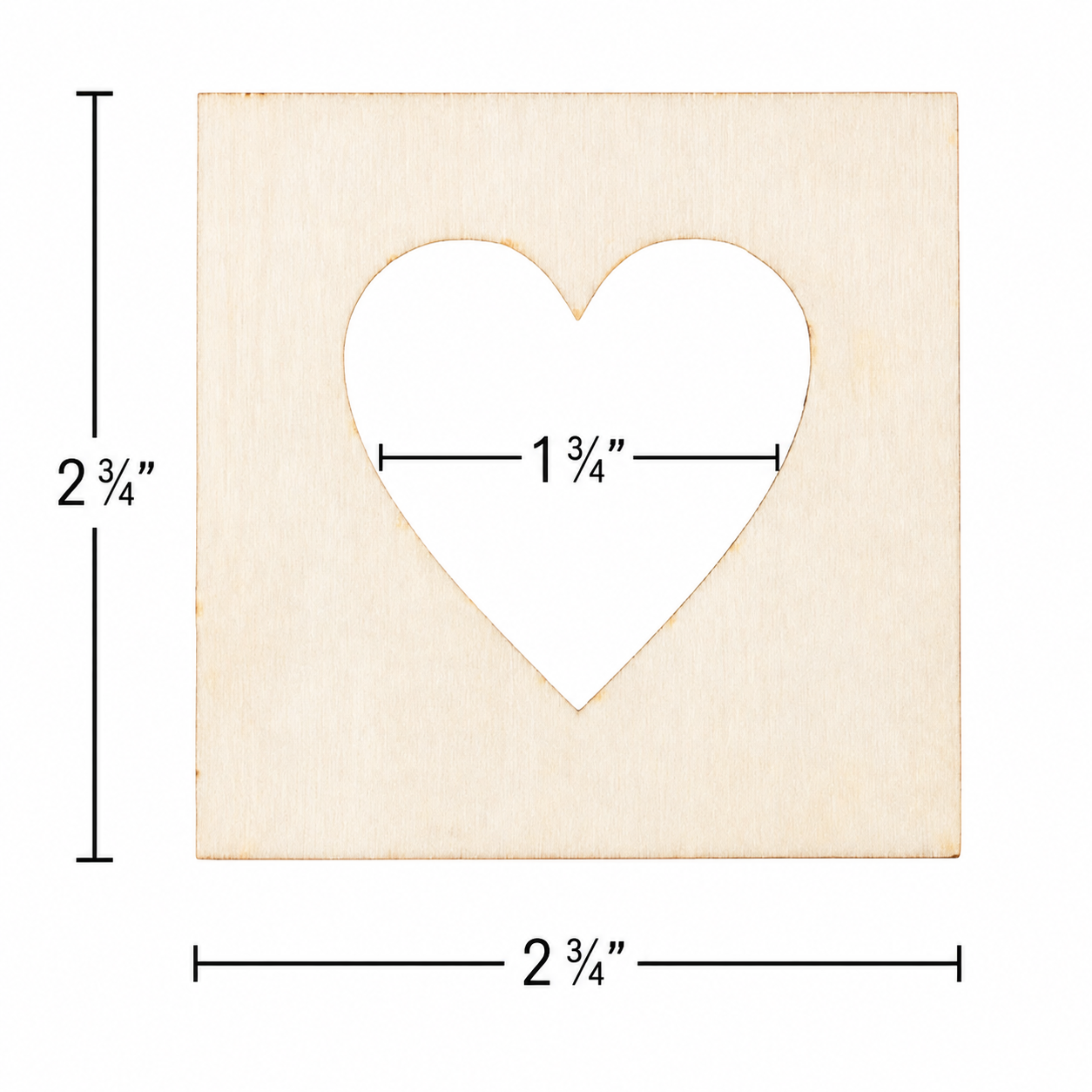 Wooden Heart Picture Frames (12 Pack)