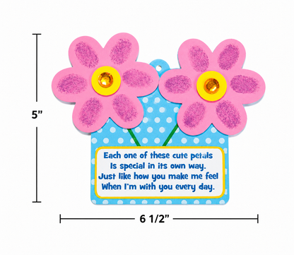 Thumbprint Flowers With Poem Craft Kit (12 Pack)