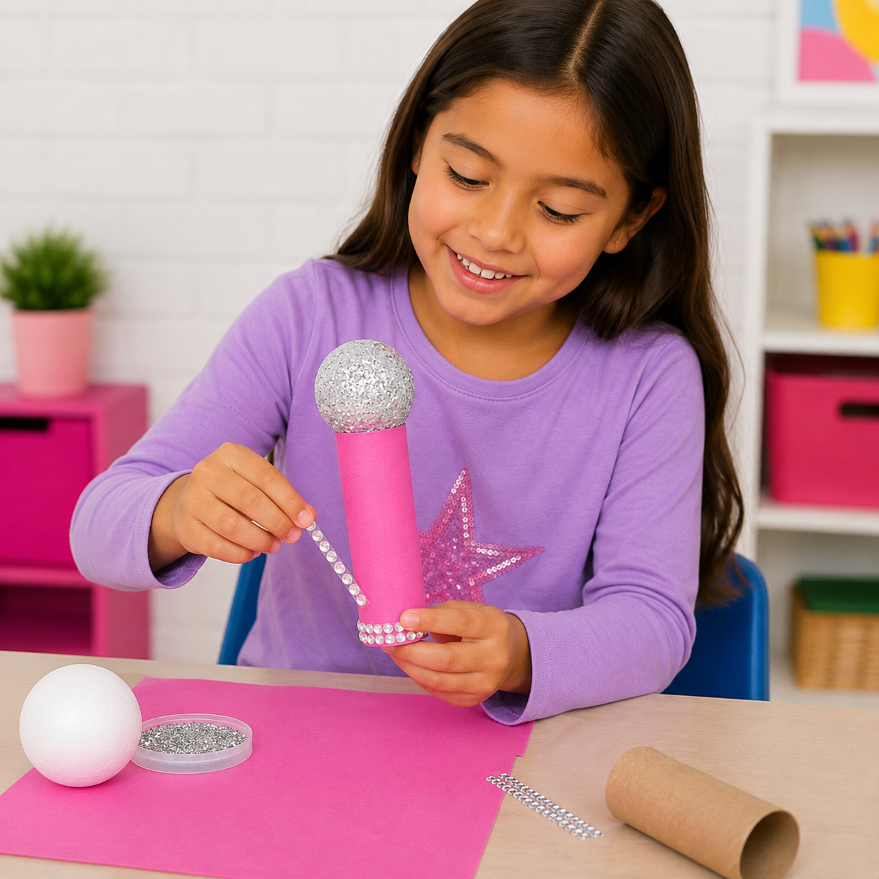 DIY Microphone Craft Kit (12 Pack)