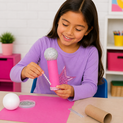 DIY Microphone Craft Kit (12 Pack)