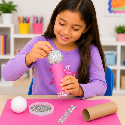 DIY Microphone Craft Kit (12 Pack)