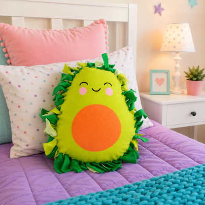 DIY Avocado Fleece Tied Pillows (6 Pack)