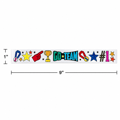 Color Your Own Sports Slap Bracelets (48 Pack)