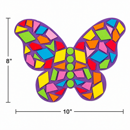 DIY Mosaic Butterflies (24 Pack)