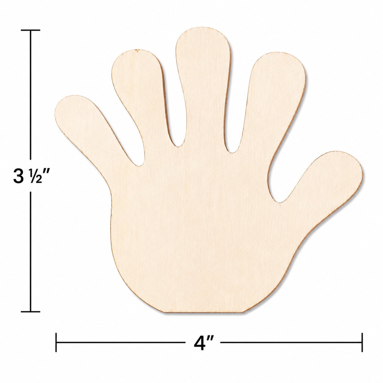 Wooden Hands (12 Pack)