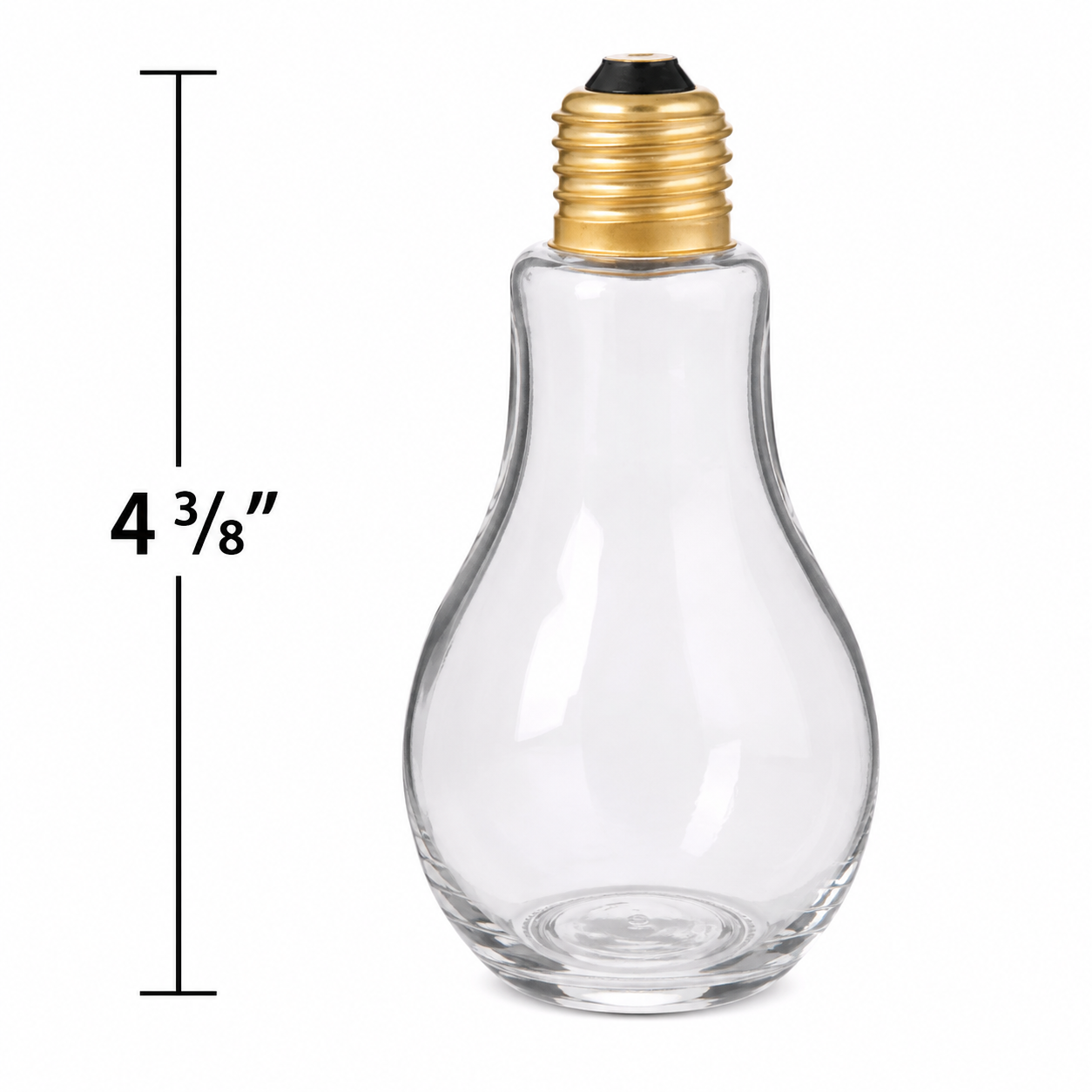 Light Bulb Glass Jars (6 Pack)