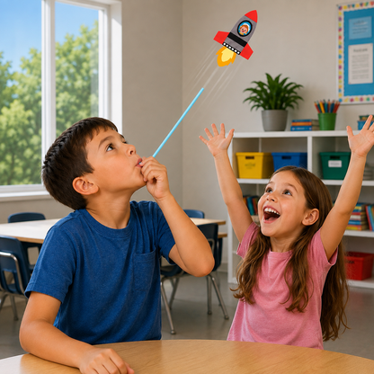 DIY Straw Rockets (12 Pack)