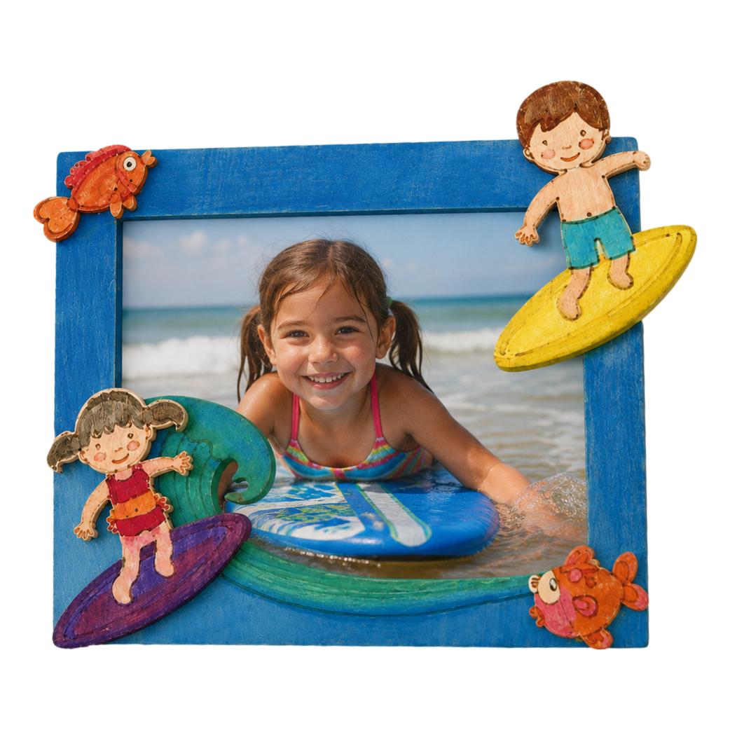DIY Surfing-Themed Picture Frames Craft (10 Pack)