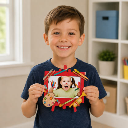 DIY Arts & Crafts-Themed Picture Frames Craft (10 Pack)