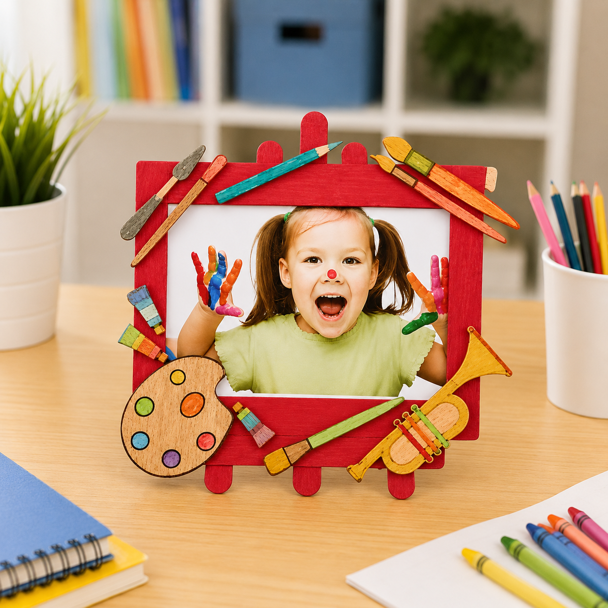 DIY Arts & Crafts-Themed Picture Frames Craft (10 Pack)