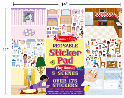Reusable Sticker Pad - Play House
