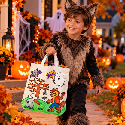 CYO Halloween Spooky Tote Bags (6 Pack)