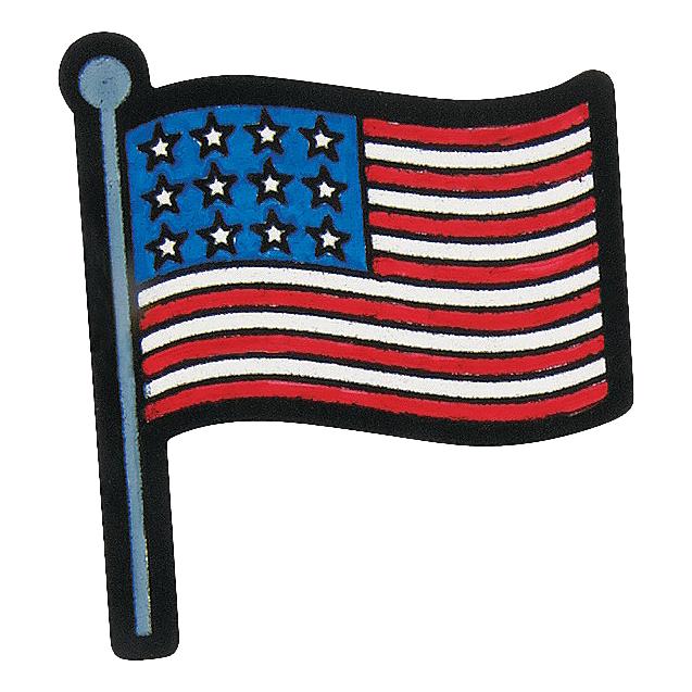 Color Your Own Patriotic Fuzzy Magnets (12 Pack)