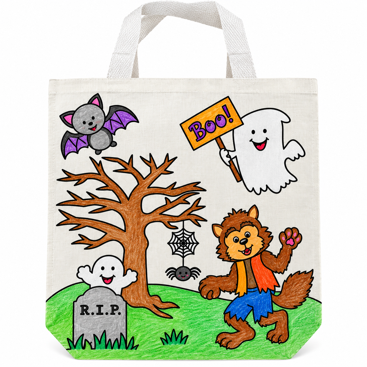 CYO Halloween Spooky Tote Bags (6 Pack)