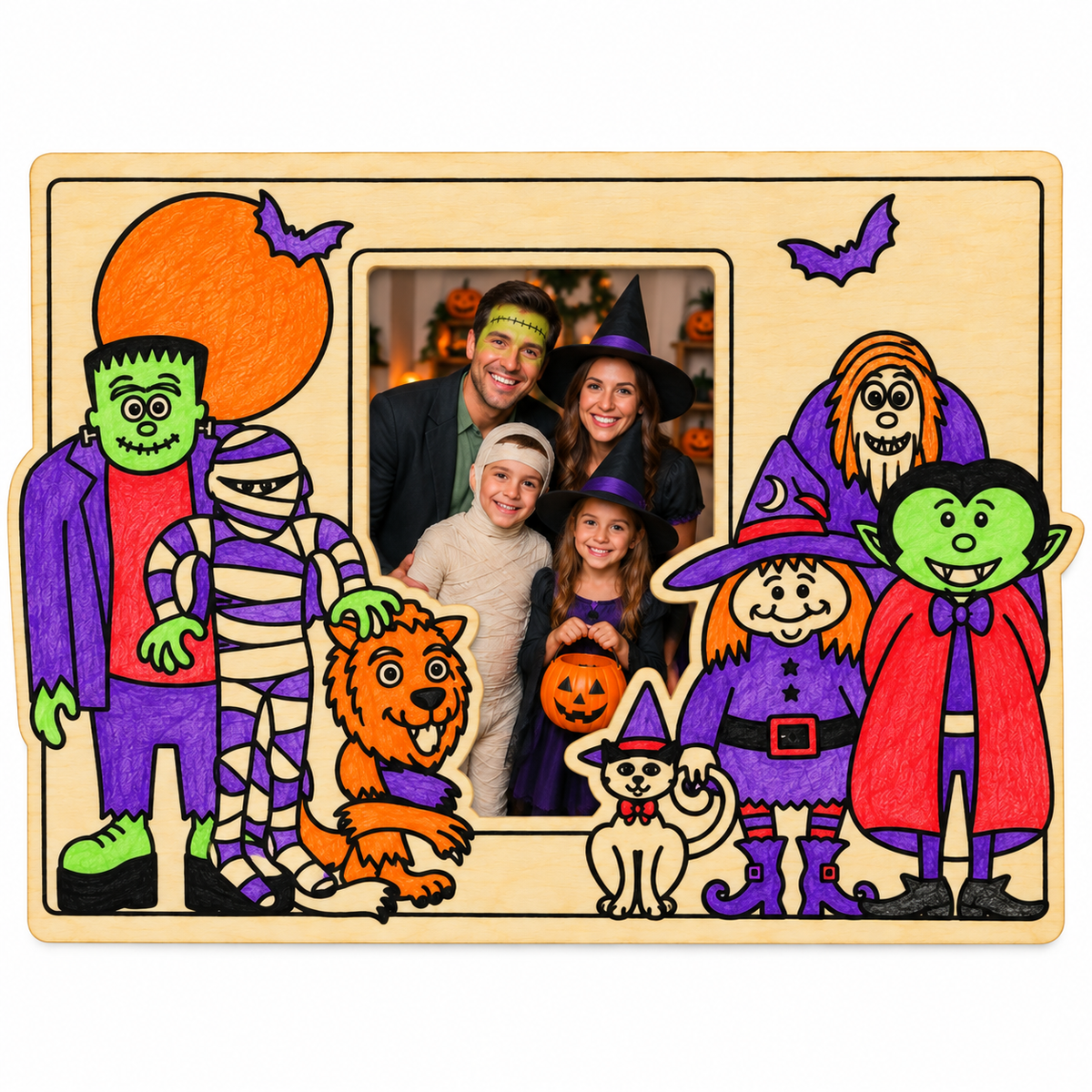 CYO Halloween Characters Picture Frame