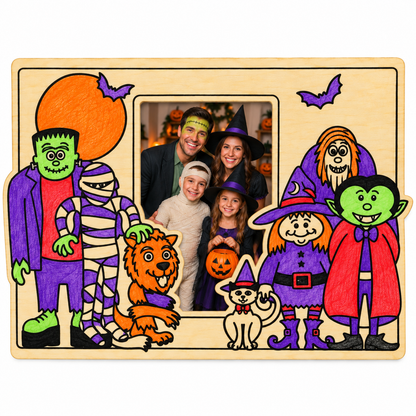CYO Halloween Characters Picture Frame