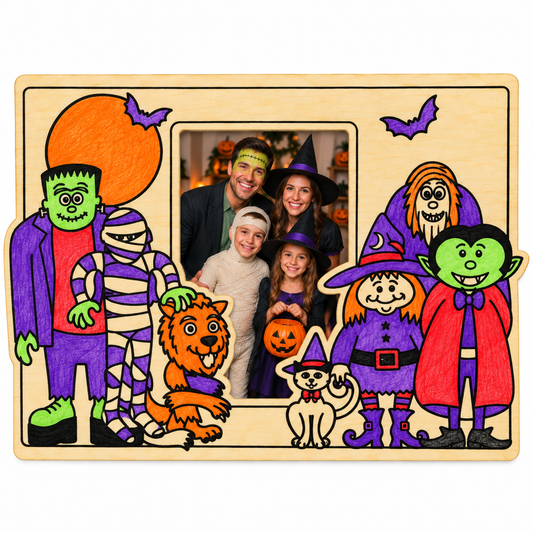 CYO Halloween Characters Picture Frame
