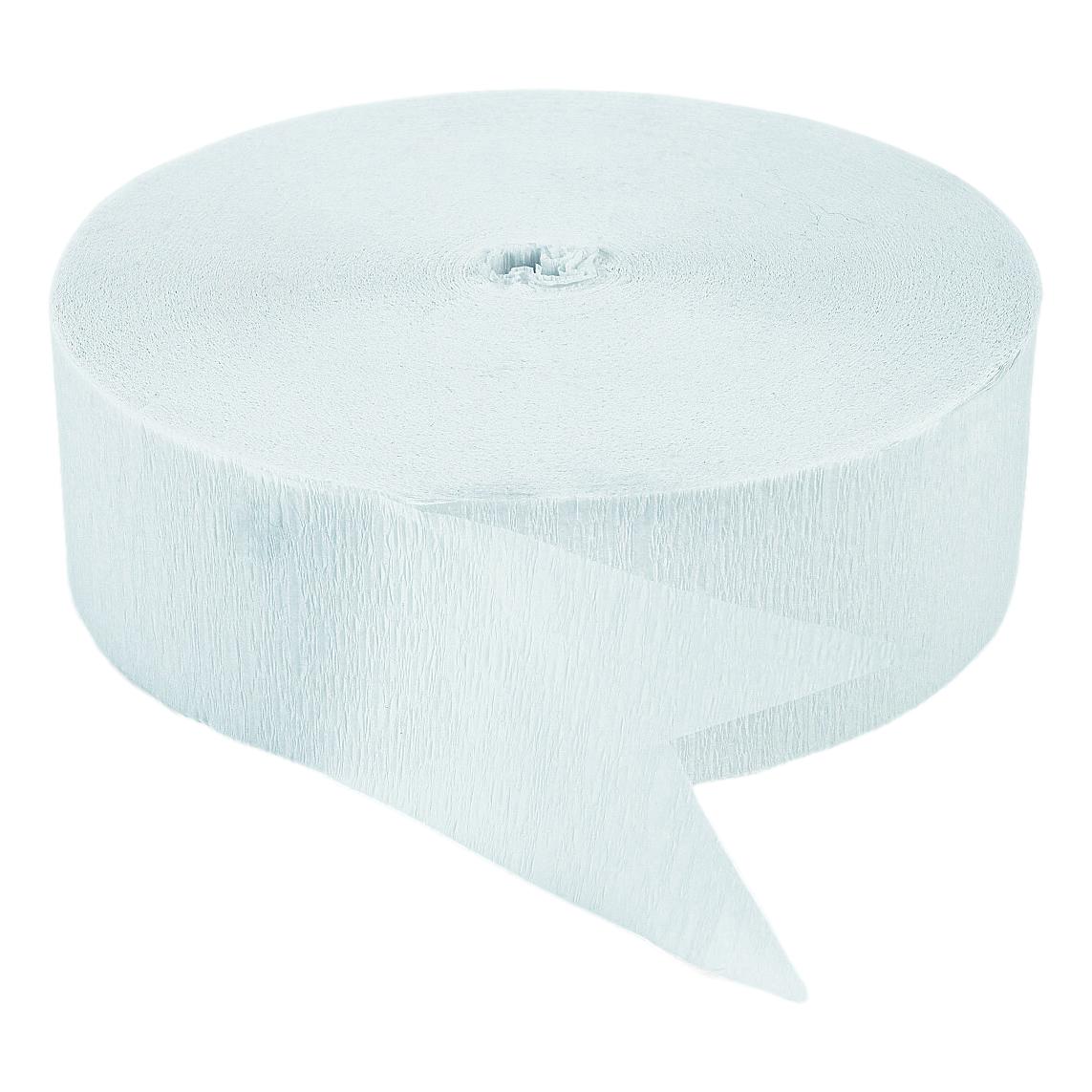 Crepe Paper Streamers - White