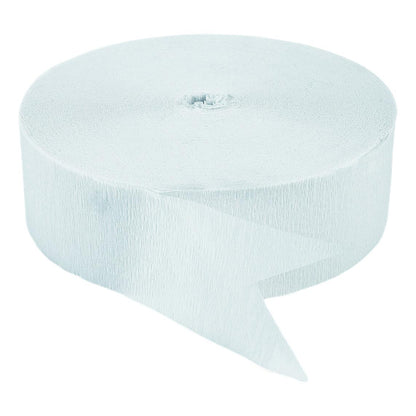 Crepe Paper Streamers - White