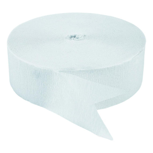Crepe Paper Streamers - White