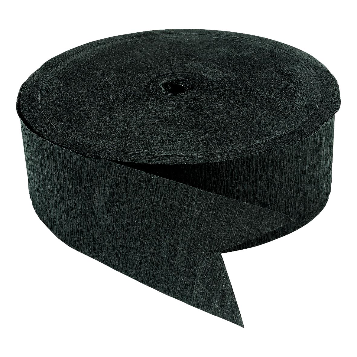 Crepe Paper Streamers - Black