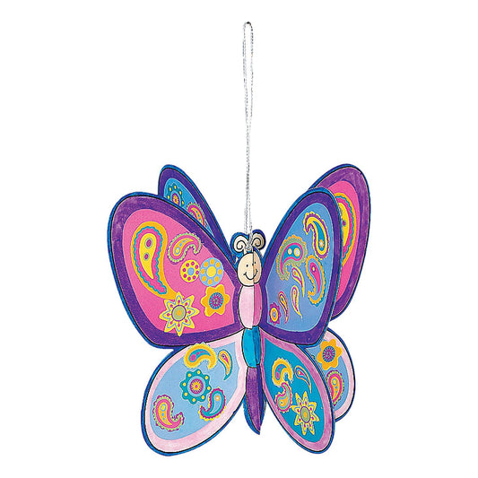 DIY 3D Butterfly Ornaments (12 Pack)