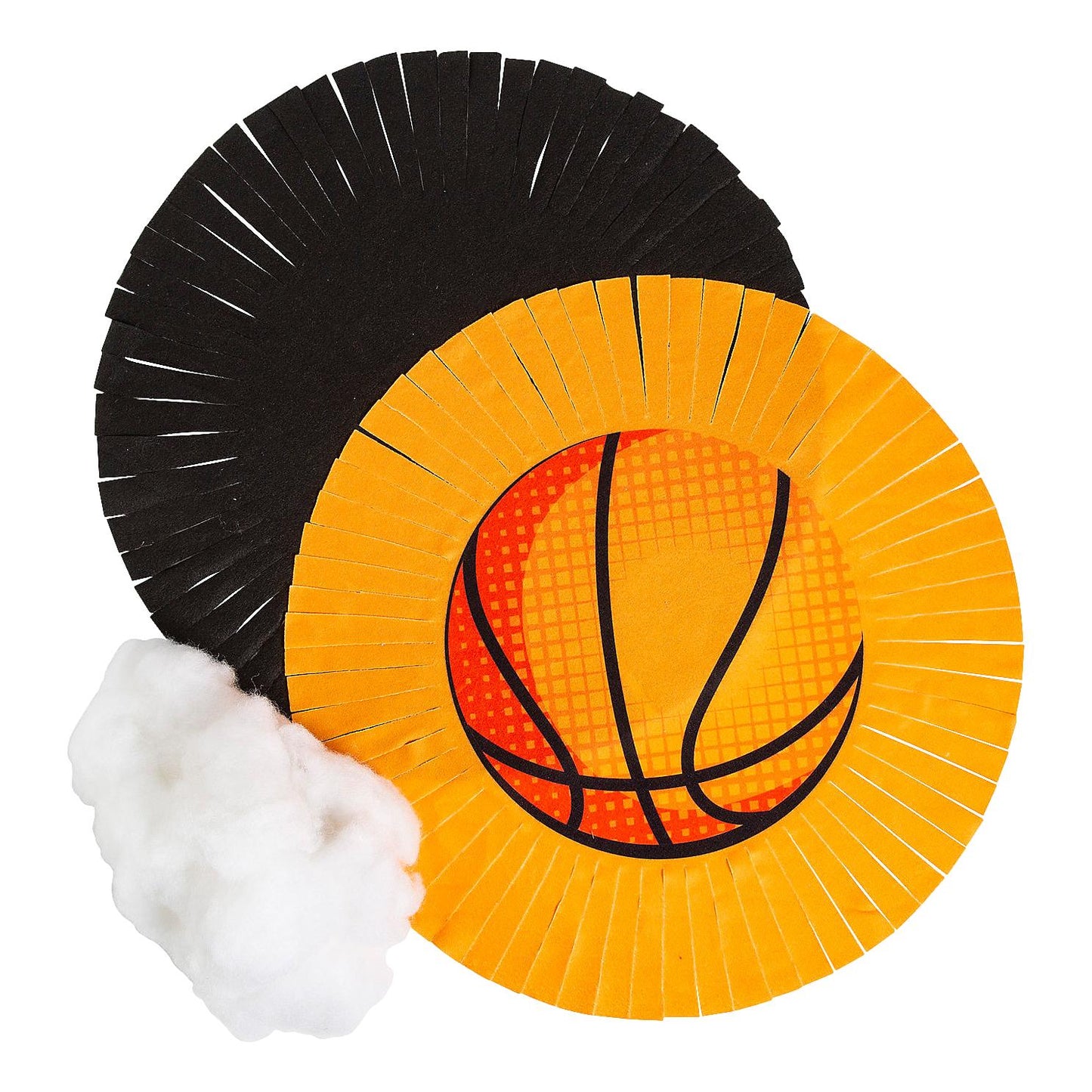 DIY Basketball Fleece Tied Pillows (6 Pack)