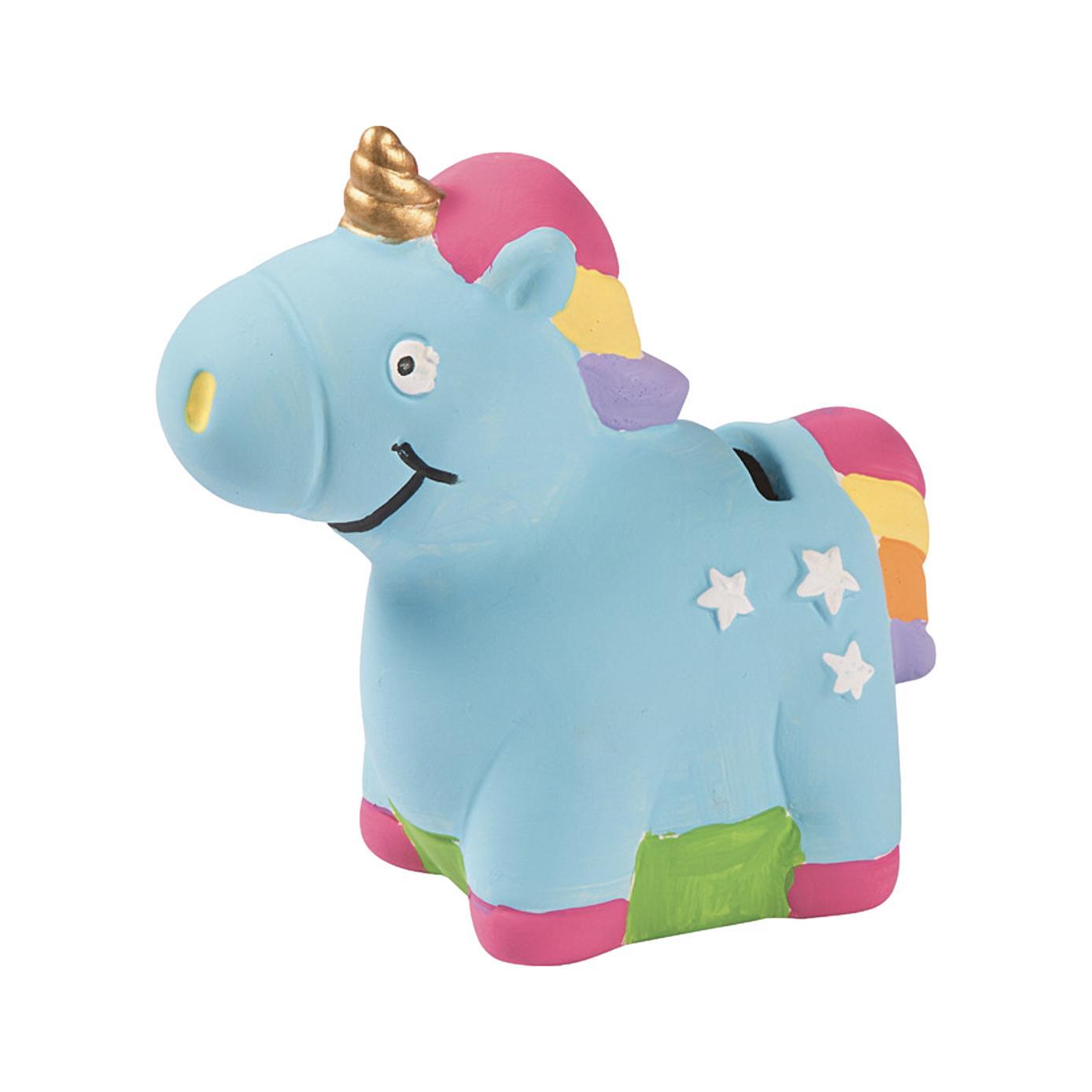 DIY Ceramic Unicorn Banks (12 Pack) - EconoCrafts