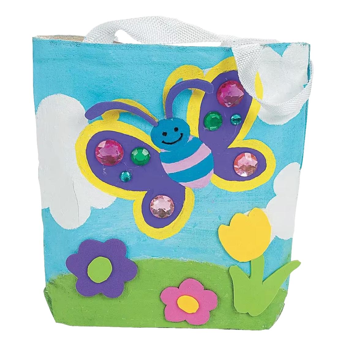 DIY Mini Canvas Tote Bags (12 Pack)