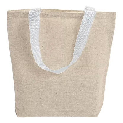 DIY Mini Canvas Tote Bags (12 Pack)