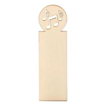 DIY Music and Art-Themed Wooden Bookmarks Craft (10 Pack)