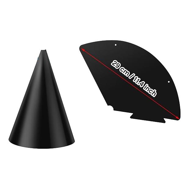 DIY Scratch Art Birthday Party Hats Craft Kit (36 Pack)
