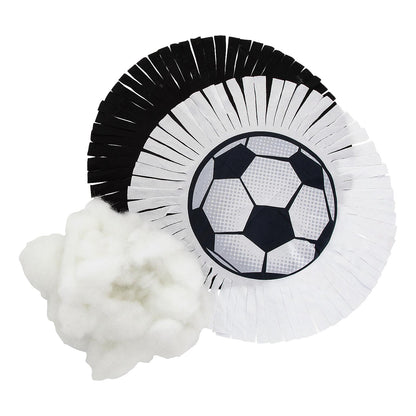 DIY Soccer Ball Fleece Tied Pillows (6 Pack)