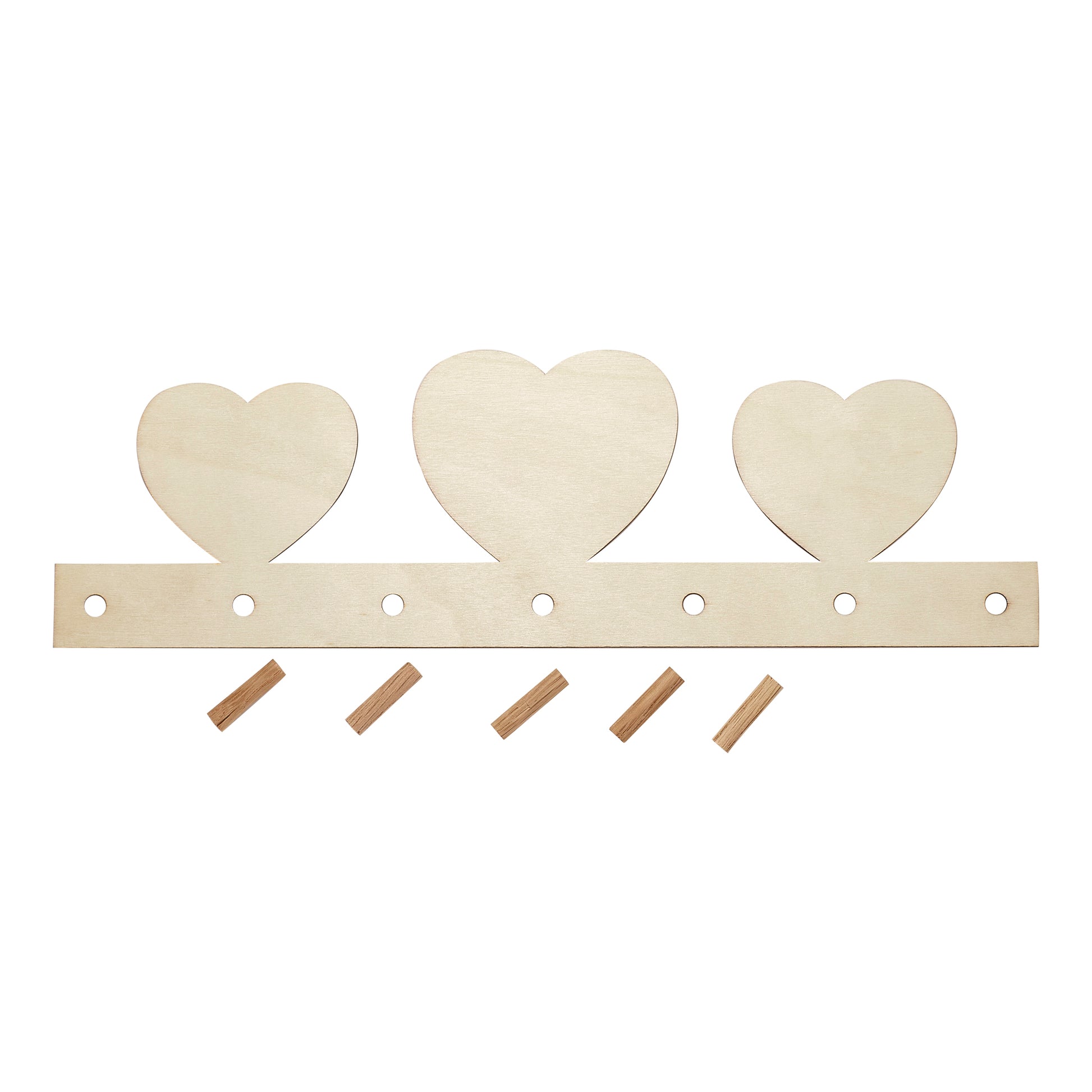 DIY Wooden Heart Racks