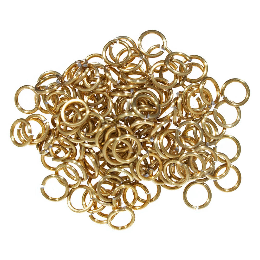 Darice Chain Maille Aluminum Jump Rings - Copper, 10 mm (135 Pack)