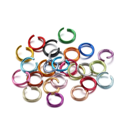 Darice Chain Maille Aluminum Jump Rings - Multi, 10 mm (135 Pack)
