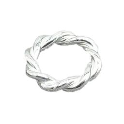Darice Chain Maille Aluminum Twisted Jump Rings - Silver, 10 mm (120 Pack)