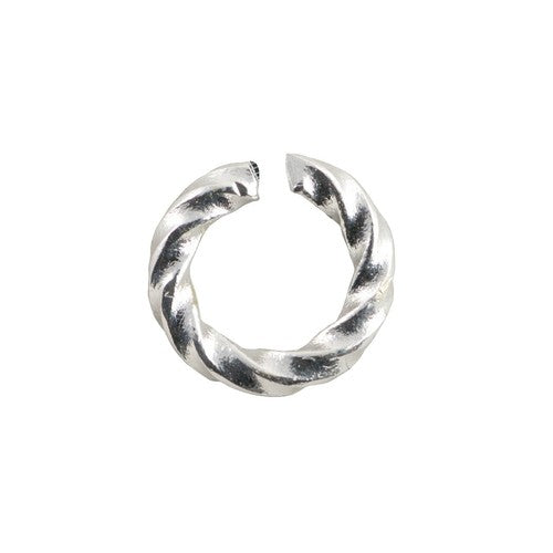 Darice Chain Maille Aluminum Twisted Jump Rings - Silver, 10 mm (120 Pack)