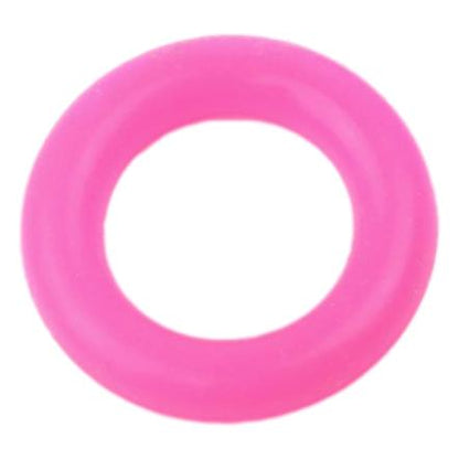 Darice Chain Maille Silicone O Rings - Pink, 15 mm (25 Pack)