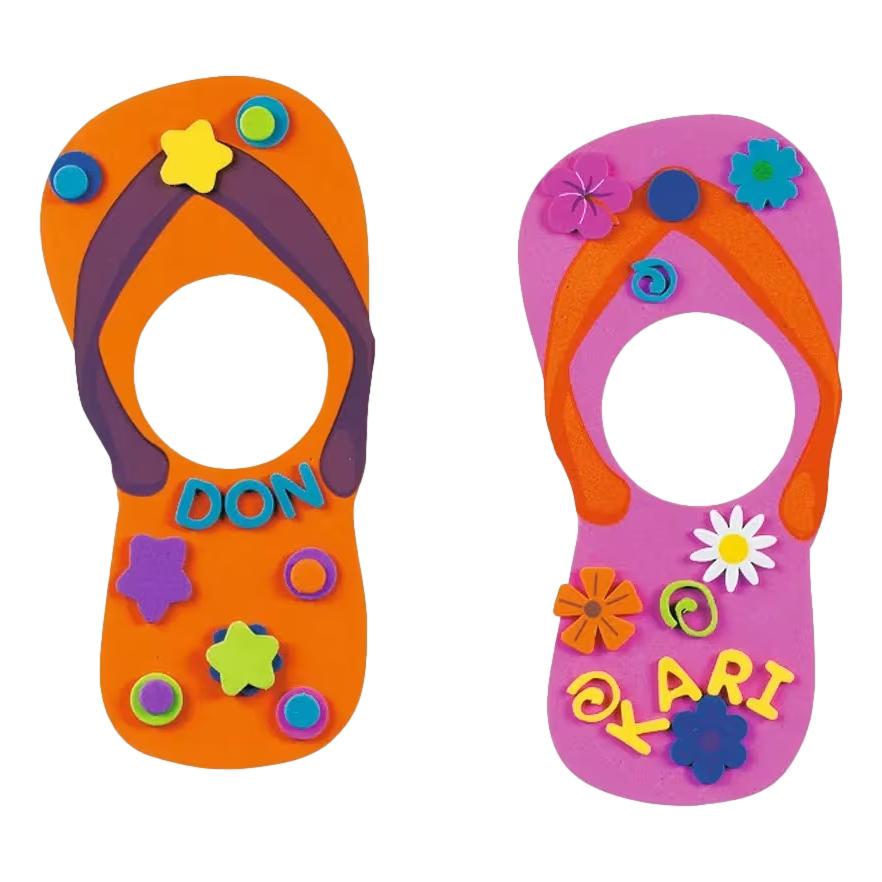 DIY Flip Flop Picture Frames (24 Pack)