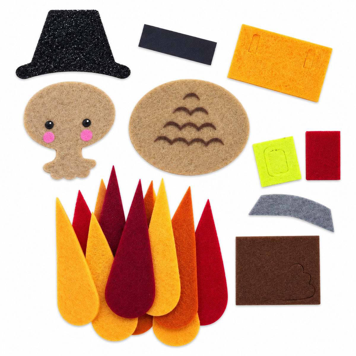DIY Felt Turkey Magnet Craft Kit