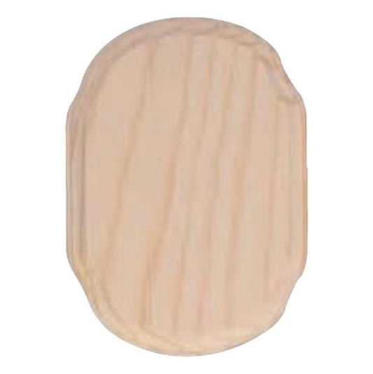 Wooden Plaques - French Corner Rectangles, 5" x 7" (6 Pack)