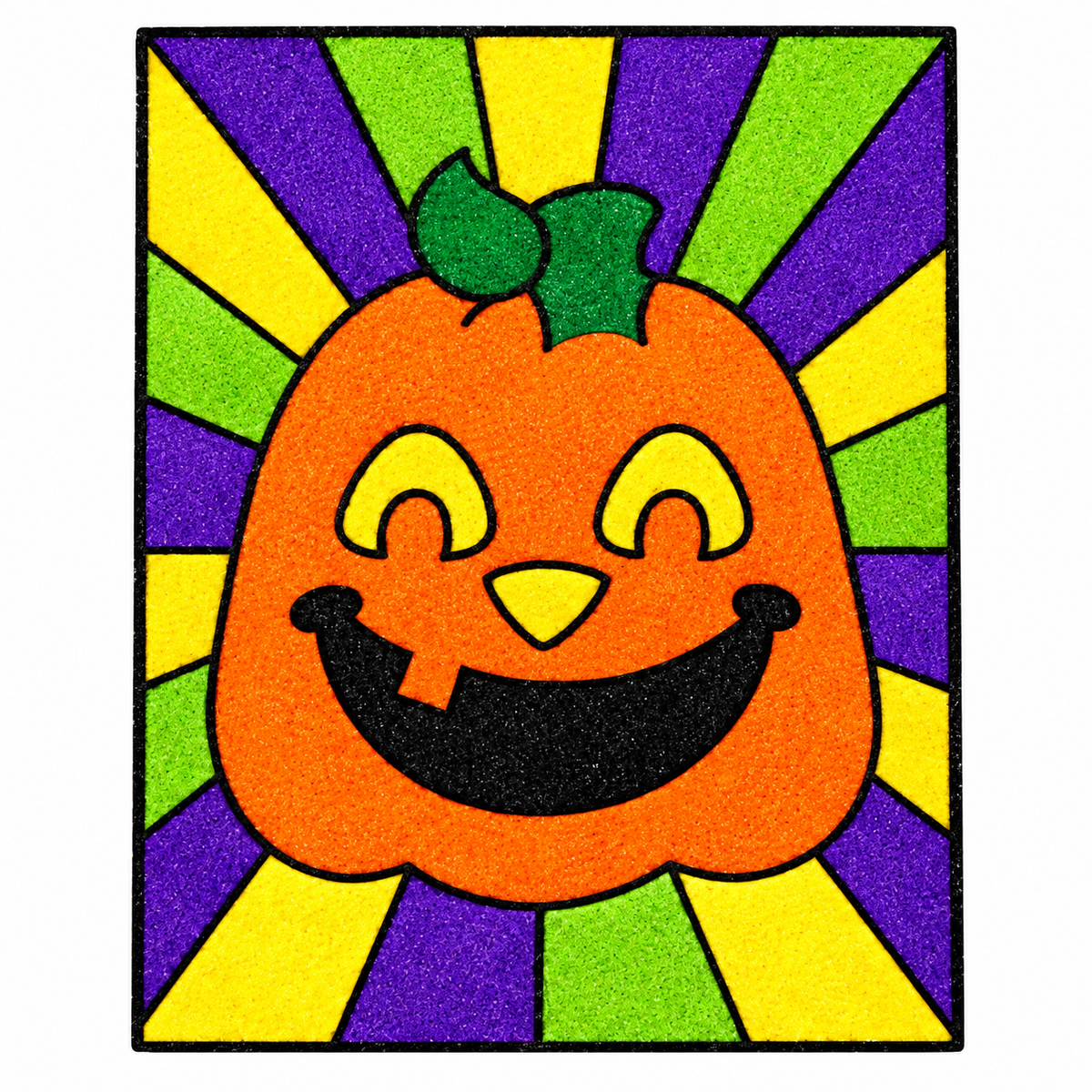 Jack O Lantern Sand Art Pictures (24 Pack)