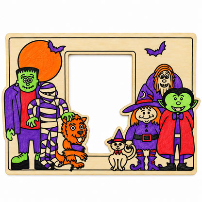CYO Halloween Characters Picture Frame