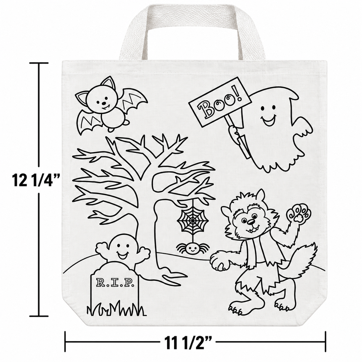 CYO Halloween Spooky Tote Bags (6 Pack)